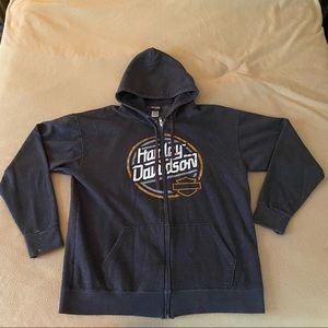 Harley Davidson zip-up hoodie